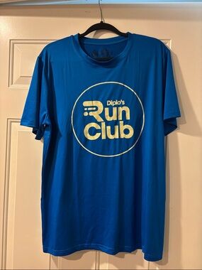 Diplo Run Club Blue Graphic Tee